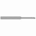 Harvey Tool 0.039in. 1 mm Neck dia x 0.325in. Reach x 45° per side Carbide Pointed Chamfer Cutter, 2 Flutes 725245